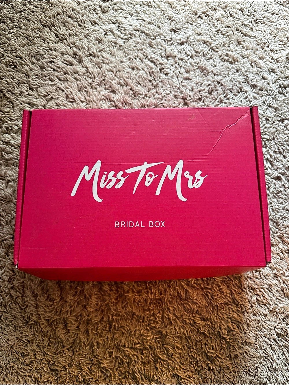 Miss To Mrs Honeymooners Bridal Box